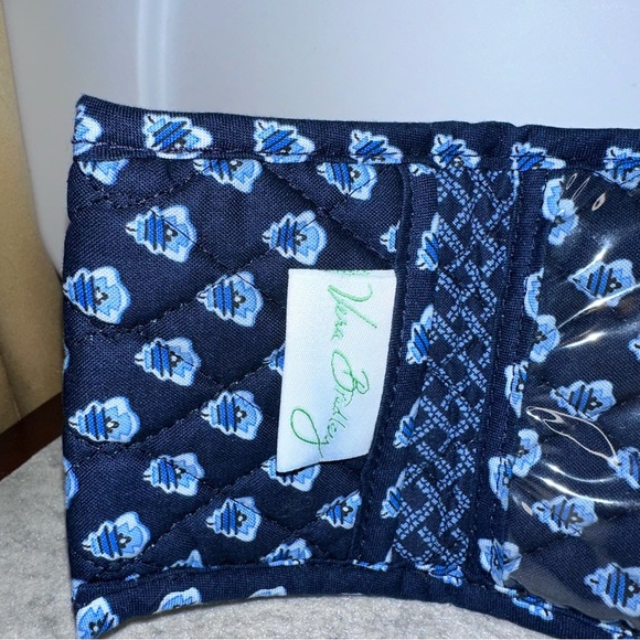 Vera Bradley - Nantucket Navy Small Handbag With Matching Wallet, EUC - Picture 7 of 15